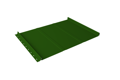 Кликфальц Line Grand Line 0.45 PE с пленкой на замках RAL 6002 лиственно-зеленый