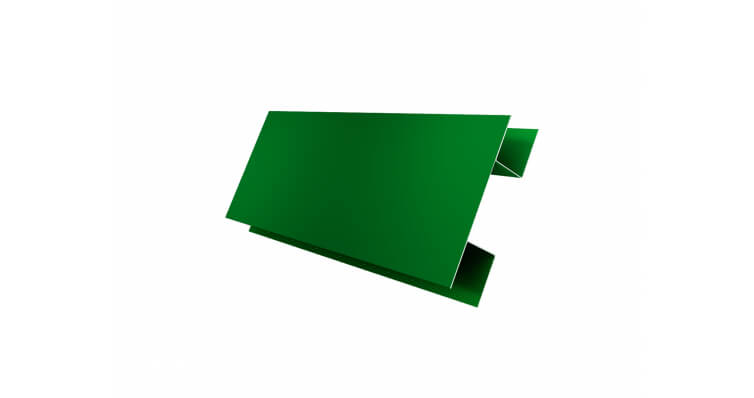 Планка H-образная/стыковочная сложная 75мм PE RAL 6002 лиственно-зеленый