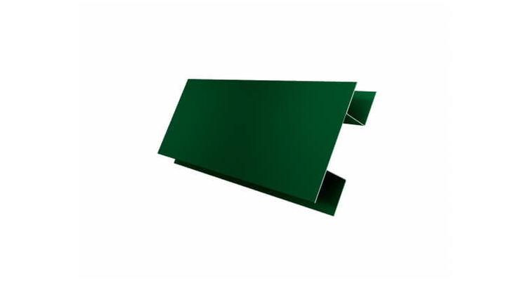 Планка H-образная/стыковочная сложная 75мм PE RAL 6005 зеленый мох