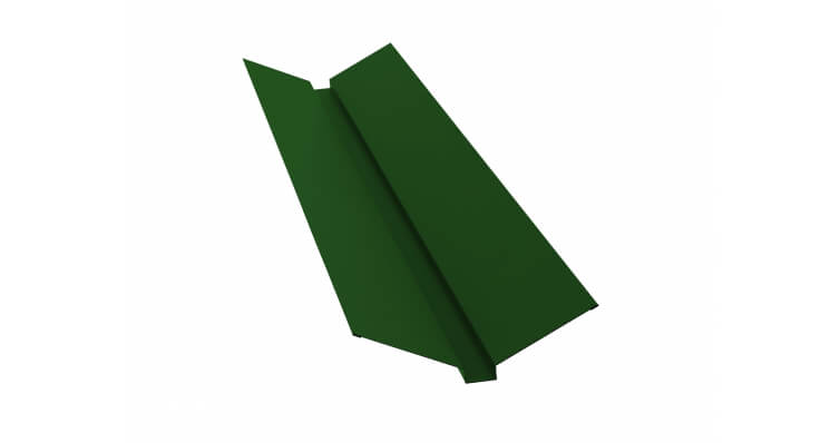 Планка ендовы верхней 115x30x115 0,45 PE RAL 6002 лиственно-зеленый (2м)