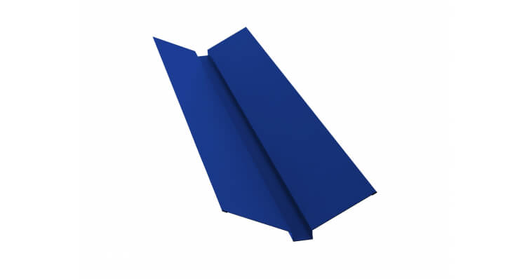 Планка ендовы верхней 115x30x115 0,45 PE RAL 5002 ультрамариново-синий (2м)