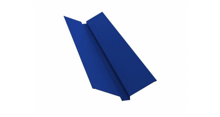 Планка ендовы верхней 115x30x115 PE RAL 5002 ультрамариново-синий