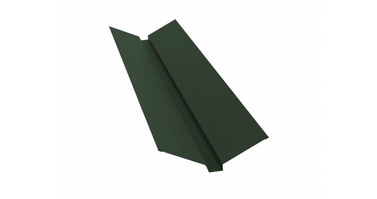 Планка ендовы верхней 115x30x115 0,5 GreenCoat Pural BT RR 11 темно зеленый (2м)