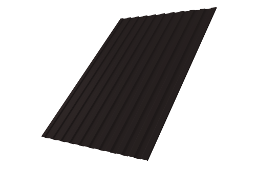 Профнастил С8А 0,5 PurLite Мatt RAL 9005 черный