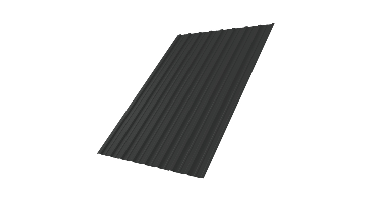 Профнастил С10A 0,45 Drap RAL 7016 антрацитово-серый