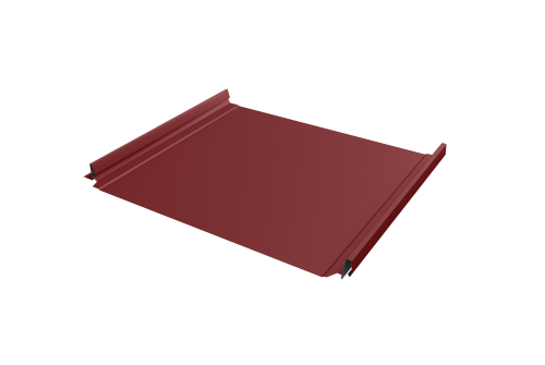 Кликфальц Pro Grand Line 0,45 PE с пленкой на замках RAL 3011 коричнево-красный