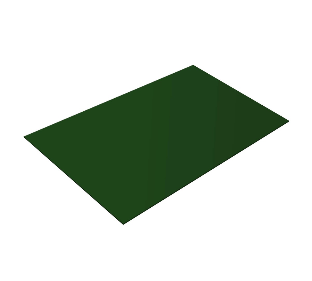 Плоский лист 0,5 Drap ТХ RAL 6005 зеленый мох