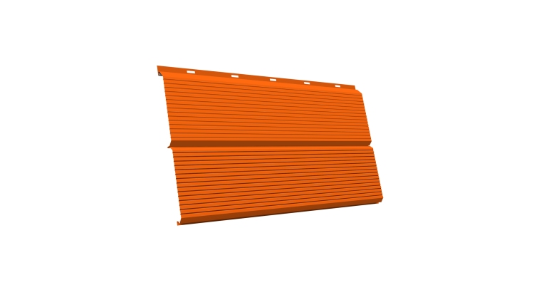 ЭкоБрус 0,345 Gofr GL 0.45 PE с пленкой RAL 2004 оранжевый