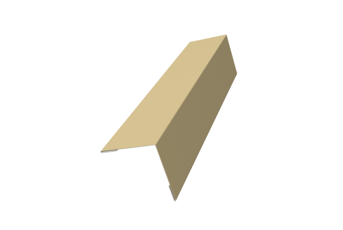 Угол внешний 50х50 0,45 PE с пленкой RAL 1014 слоновая кость (2м)