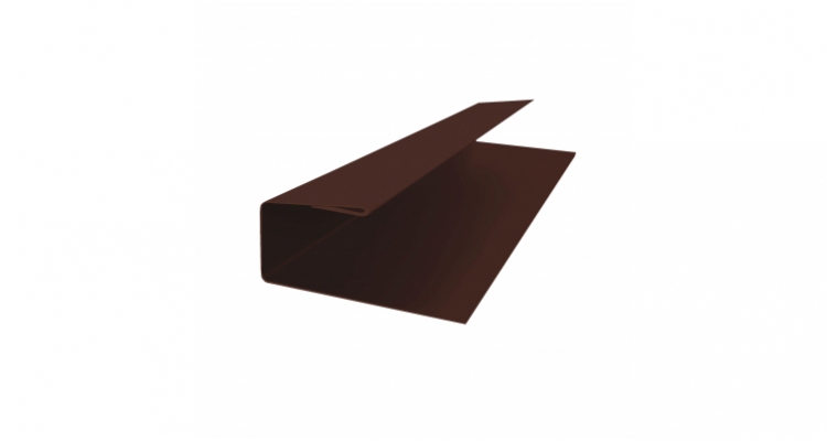 J-Профиль 12мм Quarzit Pro Matt RAL 8017 шоколад