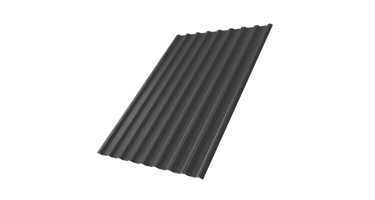 Профнастил С20R 0,5 Drap TX RAL 7016 антрацитово-серый