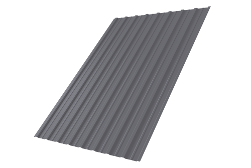 Профнастил С10A 0,5 Satin RAL 7004 сигнальный серый