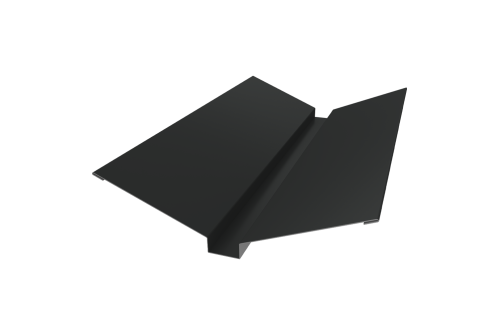 Планка ендовы верхней 115х30х115 0,45 PE с пленкой RAL 7016 антрацитово-серый (2м)