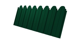 Профнастил С10B фигурный 0.5 Satin RAL 6005 зеленый мох