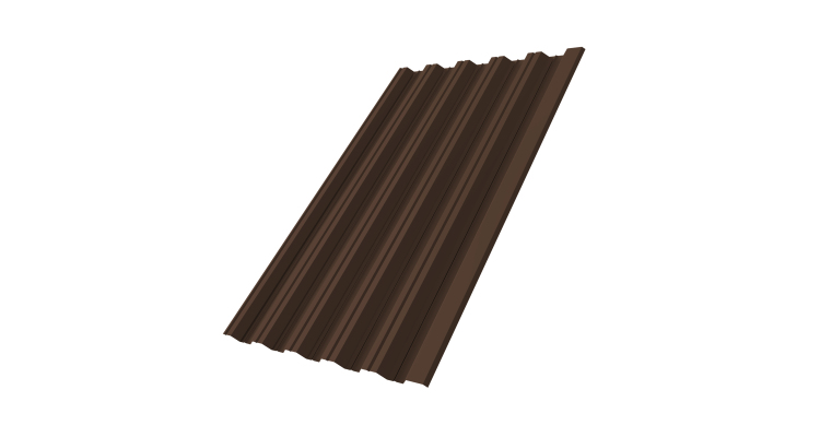 Профнастил НС35R 0,7 PE-Double RAL 8017 шоколад