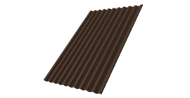 Профнастил С21R 0,7 PE-Double RAL 8017 шоколад