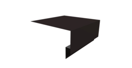 Планка околооконная сложная Блок-хаус new 250х75х27 0,5 Drap TX RAL 9005 черный (3м)