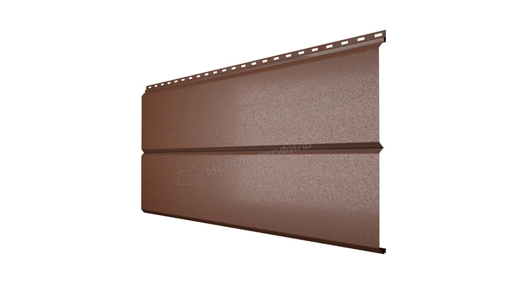 Сайдинг Металл Профиль Lбрус-XL-14х335 (VALORI-20-Brown-0.5)