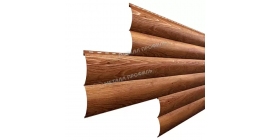 Сайдинг Металл Профиль Woodstock-Т-28х330 (ECOSTEEL_T-01-ЗолотойДуб-0.5)