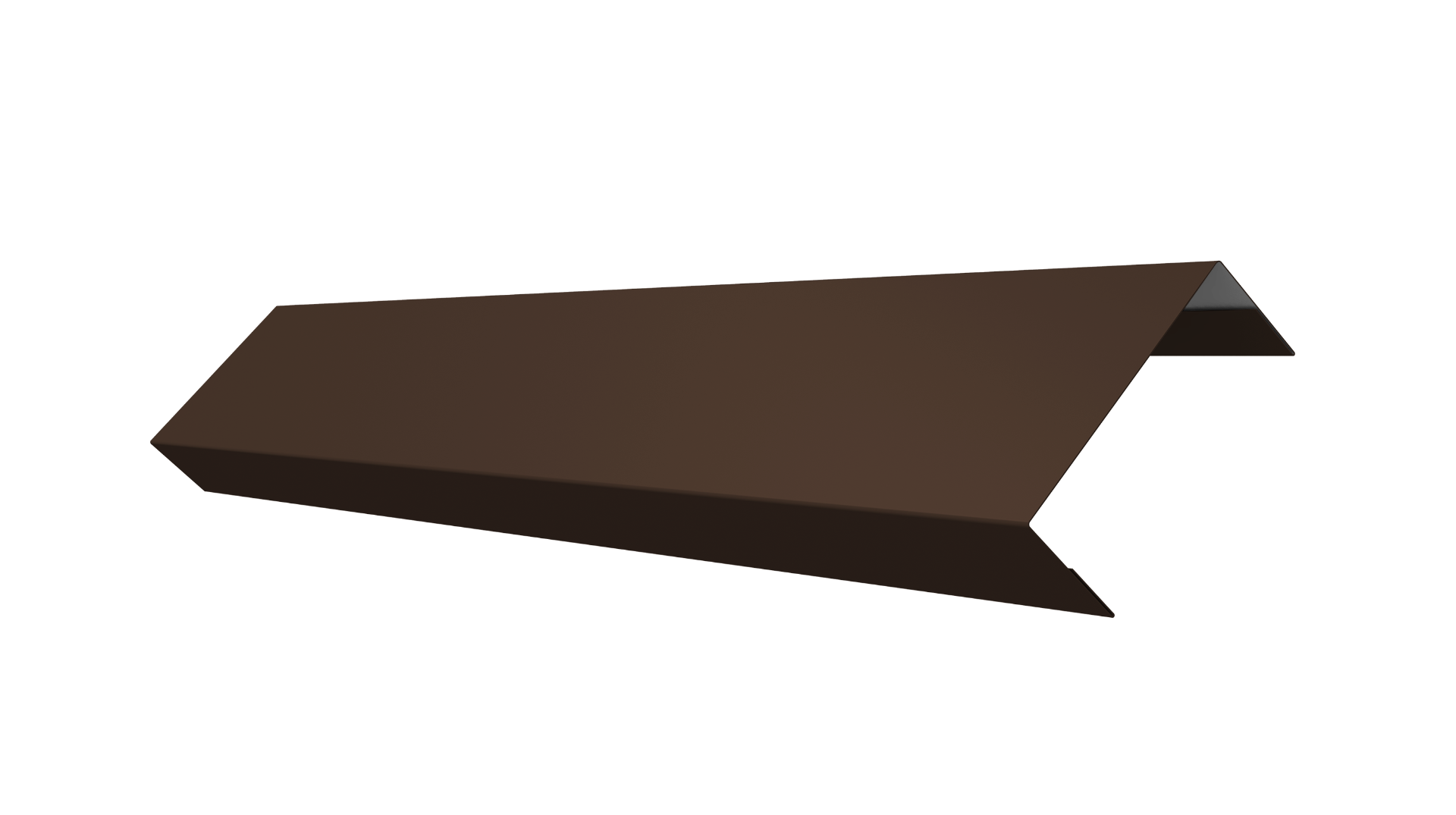 Ламель обратная 50 забора жалюзи Texas 0.5 Satin с пленкой RAL 8017 шоколад