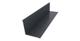 Угол внутренний 110х110 0,45 Drap ST RAL 7024 мокрый асфальт (3м)