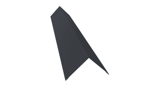 Угол внешний 110х110 0,5 Satin с пленкой RAL 7024 мокрый асфальт (3м)