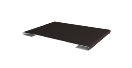 Планка стыковочная 0,45 PE с пленкой RR 32 темно-коричневый (3м)