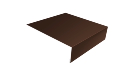 Планка лобовая/околооконная простая 190х50 0,45 Drap TX RAL 8017 шоколад (3м)