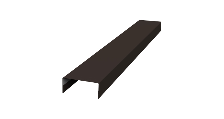 Крышка 30х15 жалюзи Texas 0,5 PurLite Matt RR 32 темно-коричневый (3м)