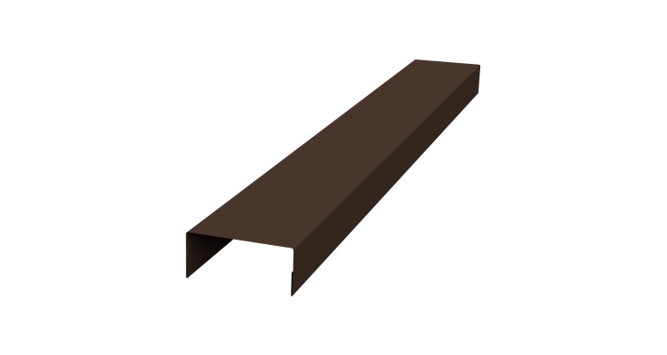 Крышка 30х20 жалюзи Texas 0,5 PurPro RAL 8017 шоколад (3м)