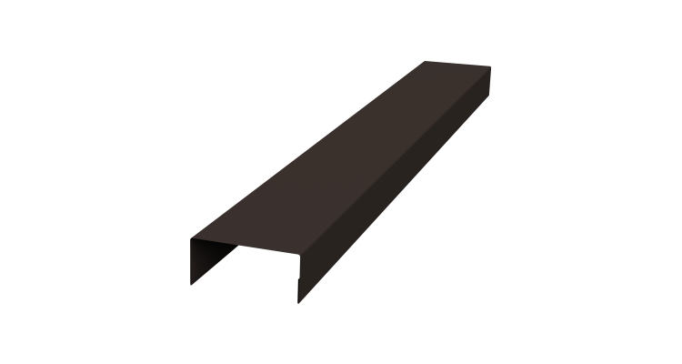 Крышка 45х20 жалюзи Texas 0,5 Atlas X RR 32 темно-коричневый (2,5м)