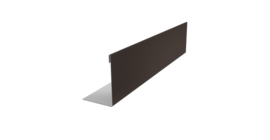 Нащельник 125 Texas 25х35 0,5 Drap RR 32 темно-коричневый (L2,0)