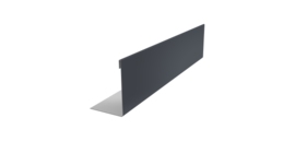 Нащельник 125 Texas 25х35 0,5 Drap TX RAL 7024 мокрый асфальт (L2,0)