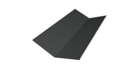 Планка ендовы нижней 300х300 0,45 Drap ST RAL 7016 антрацитово-серый (3м)