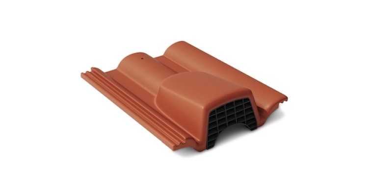 Вентиляционная черепица Braas Таунус красный