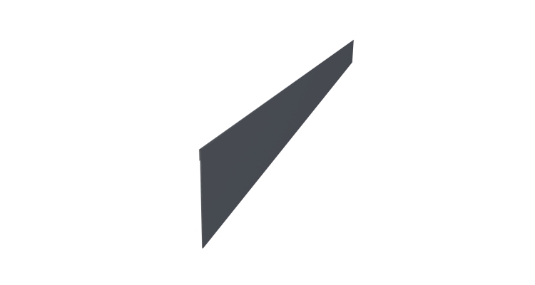 Ламель забора жалюзи Palermo 0,45 PE RAL 7024 мокрый асфальт